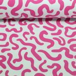 Jogging - Geschwungene Linien Hellblau