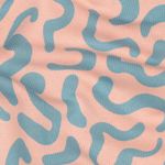 Jogging – Golvende lijnen perzik