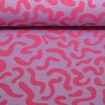 Jogging - Geschwungene Linien Flieder