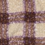 Takki kangas - Boucle check violetti beige