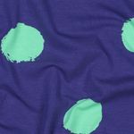 Jersey - Grote blauwe stippen