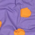 Jersey - Grote lavendel stippen