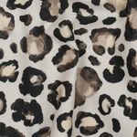 Lienzo de algodón - impresión digital Leo Blanco roto