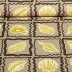 Baumwoll-Canvas - Muscheln Sand