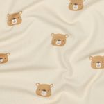 Organic Jersey Natural - Bear Faces Nature