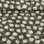 Viscose - Rayonne slub Stretch Batik Vert