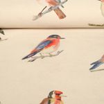 Baumwoll-Canvas Hugo & Hilda - Vögel Beige