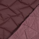 Gesteppter Jackenstoff - Geometric Bordeaux-1