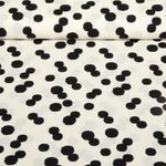 Viscose - Pois Blanc cassé