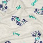 Jersey - Raceauto's Ecru Melange Garengeverfd