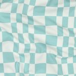 Jersey - Vierecke Kombistoff Cool Beige Mint