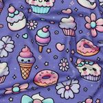 Jersey - Estampado Digital Cupcakes Helado Lavanda