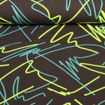 Jersey - Abstrakt Anthrazit Neon