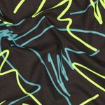 Jersey - Abstract Antraciet Neon