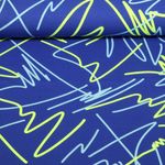 Jersey - Abstrait Bleu roi Fluo