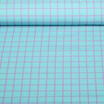 Bio Canvas - Hamburger Liebe Digitaldruck Beetles & Bugs Grids Türkis