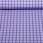 Organic Canvas - Hamburger Liebe Digitaltryck Skalbaggar & Insekter Rutnät Lila