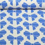 Ekologisk tröja - Doubleface Jacquard Beetles & Bugs - Blå