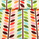 Organic Canvas - Hamburger Liebe Digitaalinen tuloste Beetles & Bugs Moonflower Ecru Musta