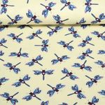 Organic Jersey - Hamburger Liebe Digitale print Beetles & Bugs Ecru