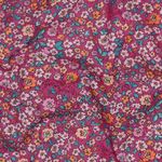 Popelina de algodón - estampado digital flores baya