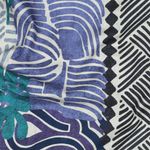 Lona de algodón - Estampado digital patrones abstractos azul