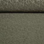 Frottee Jersey - Leo Armygrün