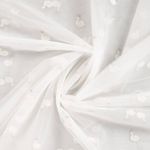 Softtüll - Schwäne Bestickt Weiß Softtüll - Schwäne Bestickt Weiß