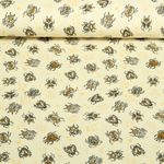 Bio Jersey - Hamburger Liebe impression numérique Beetles & Bugs Tickle Ecru