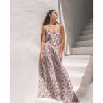 Baumwoll-Voile - Digitaldruck Rosen Ecru-1