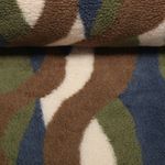 Polaire teddy - Tourbillons Bleu Multicolore