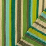 Jersey tricoté - Rayures vert kiwi