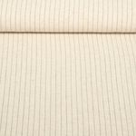 Viskoseleinen - Slub Streifen Sand