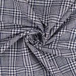 Seersucker - Blå Rutig