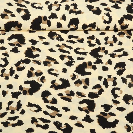 Viskose-Popeline - Leo Klassik Beige