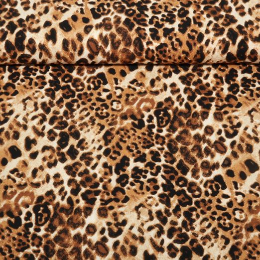 Viskose-Popeline - Leo Klein Beige