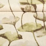 Viskoseleinen - Digitaldruck Große Blüten Hellgrün