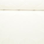 Tissu matelassé pour veste - Blanc Ouaté