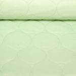 Gesteppter Jackenstoff - Lindgrün Wattiert