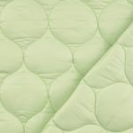 Prošívaná látka na bundy - světle zelená vatovaná