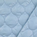 Prošívaná látka na bundy – světle modrá s vatováním