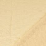 Tecido para vestidos e blusas - Jacquard folhas baunilha