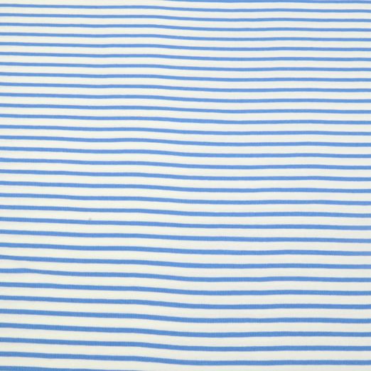 Sanetta Interlockjersey - Seemannstreifen Weiß Blau