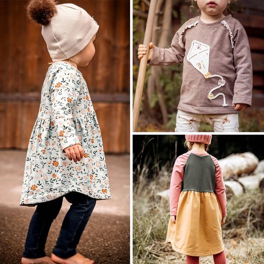 Shirt / Kleid / Tunika  - Ruffled Raglan - Schnittmuster eBook
