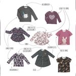 Shirt / Kleid / Tunika  - Ruffled Raglan - Schnittmuster eBook-1