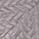 Prošívaná prošívací látka - Šedý pletený vatovaný Prošívaná prošívací látka - Šedý pletený vatovaný