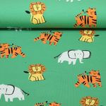 Jersey - Wilde Tiere Grün