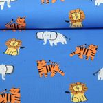 Jersey - Wilde Tiere Blau