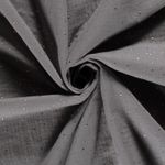 Coton mousseline - Double Gauze points d'or gris