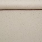 Baumwoll Musselin - Double Gauze Goldpunkte Sand